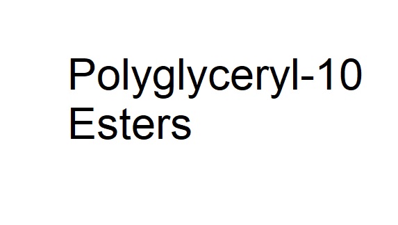Struktur molekul Polyglyceryl-10 Esters