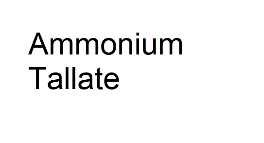 rumus kimia Ammonium Tallate