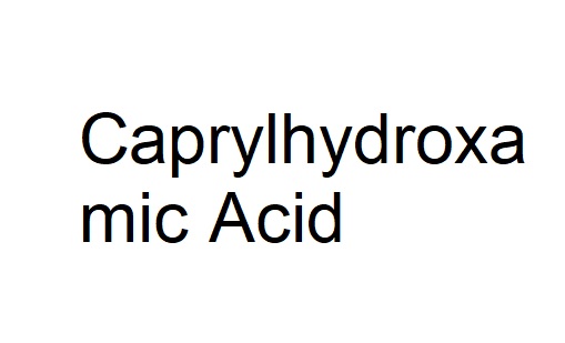 struktur molekul kimia pada Caprylhydroxamic Acid