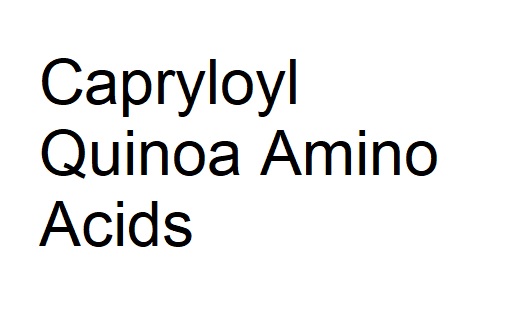 struktur molekul pada Capryloyl Quinoa Amino Acids