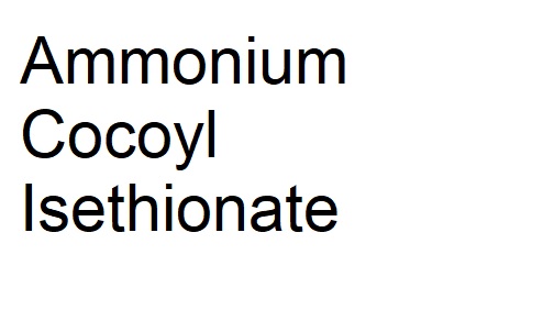 Rumus molekul kimia Ammonium Cocoyl Isethionate