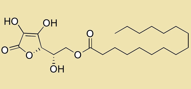 rumus kimia molekul Ascorbyl Palmitate