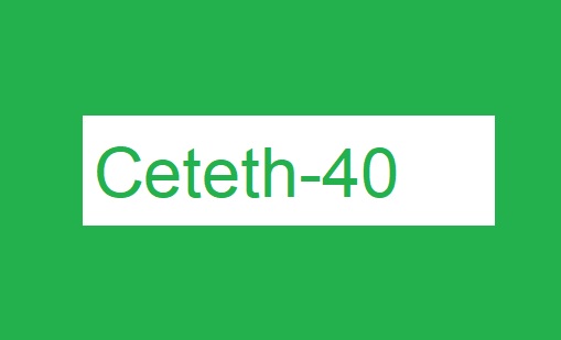 Struktur molekul Ceteth-40