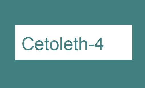 Struktur molekul Cetoleth-4