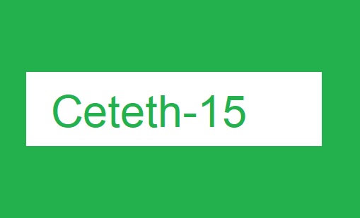 struktur molekul pada Ceteth-15